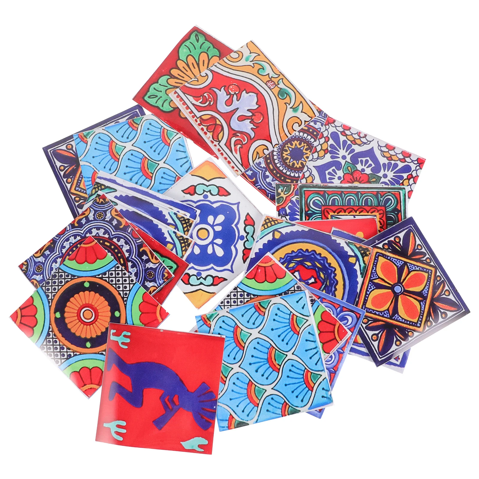 

24 Pcs Tile Decal Home Decorative Sticker Decals Wall Stickers Kitchen Decorate