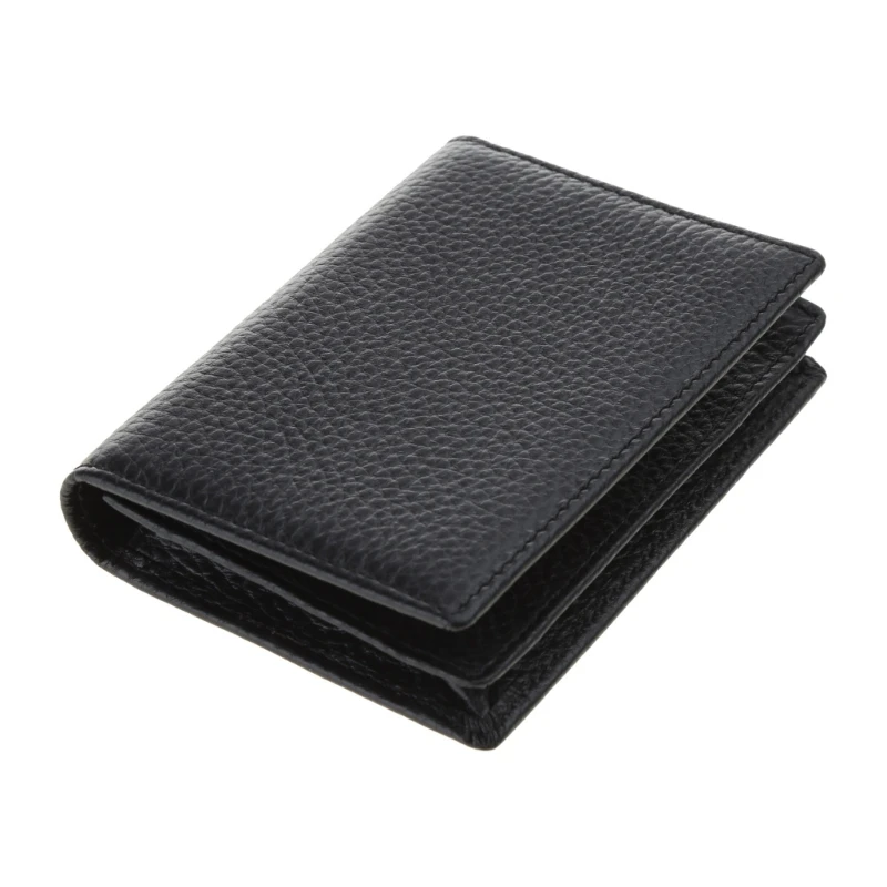 

Мужской черный кожаный расширяемый держатель для кредитных карт и визитных карточек, кошелек для Cas