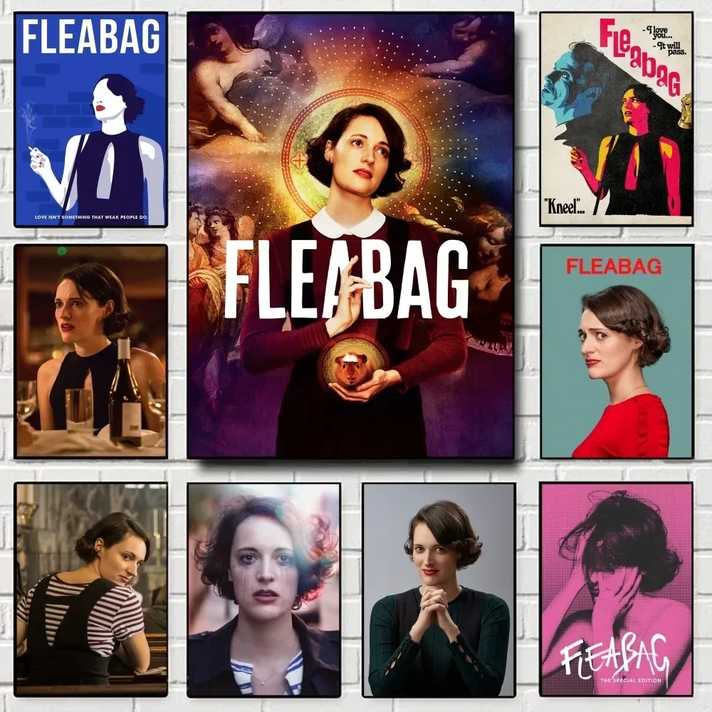 Плакат F-Fleabag необычная Наклейка на стену для гостиной бара винтажная