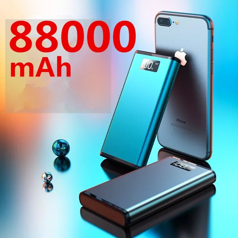 

2023New Power Bank 88000 mAh Fast Charging Power Bank Used For Laptop External Battery Charger Used For iPhone Samsung Xiaomi