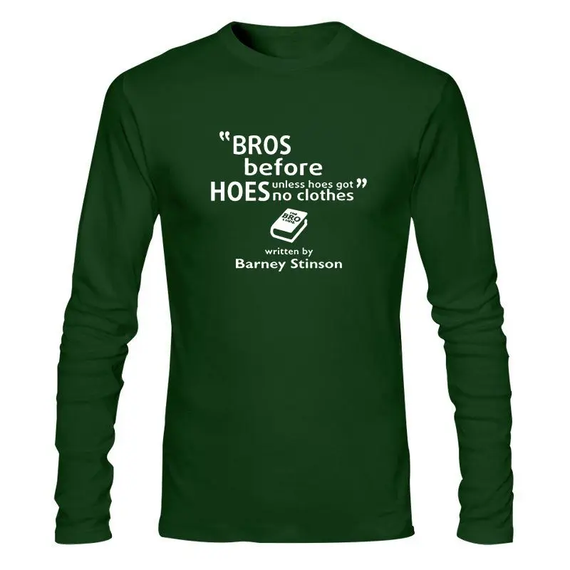 

Man Clothing How I Met Your Mother Bros Before Hoes Men Unisex T-Shirt 100% Ringspun Cotton