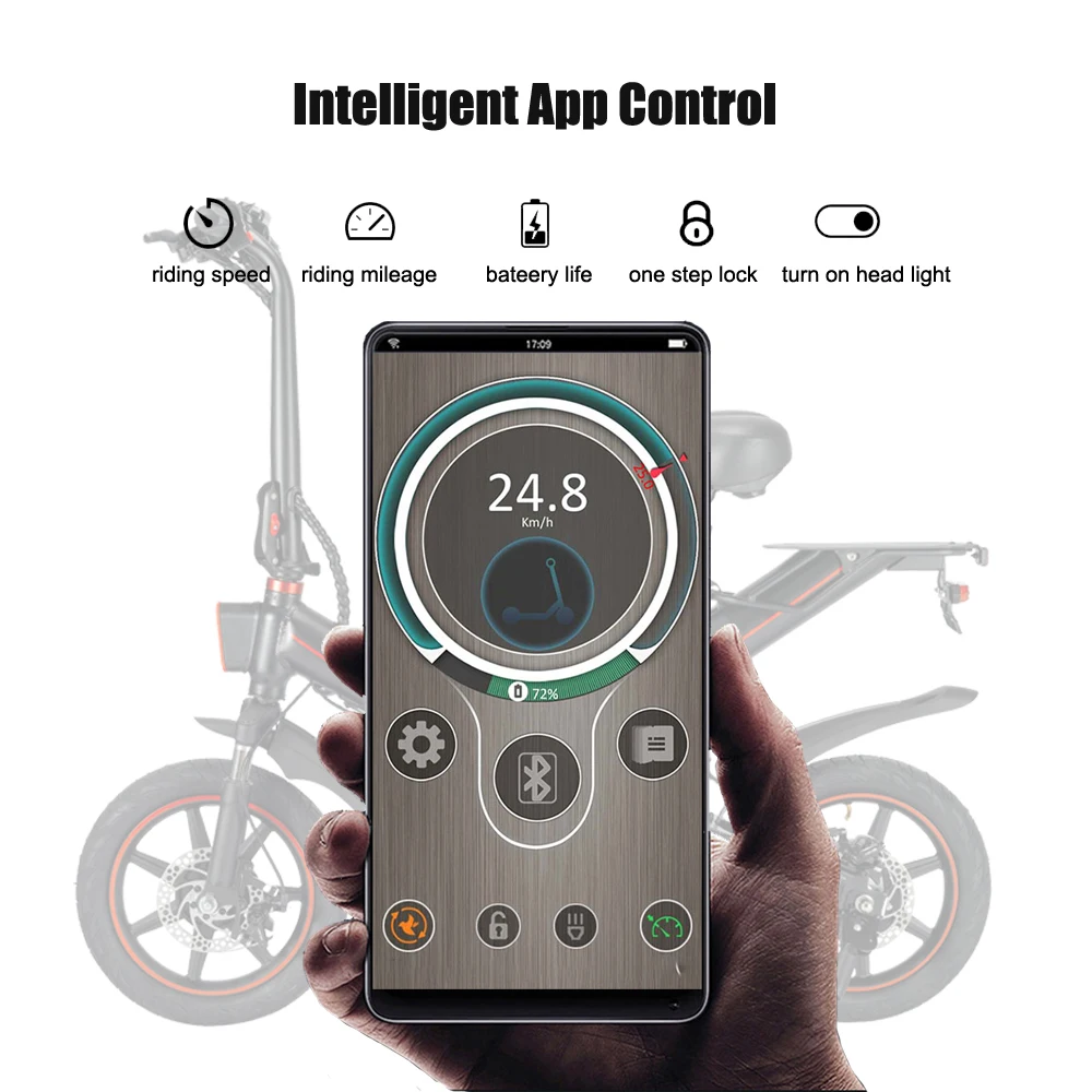 Складной электровелосипед для взрослых Электрический горный велосипед с