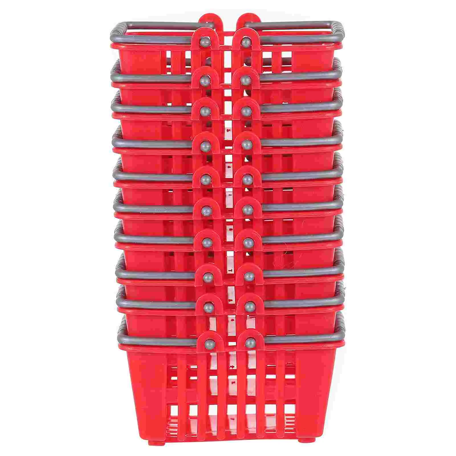 

Basket Mini Shoppingkids Smallgrocery Basketsplay Storage Cart Housesupermarket Pretend Model Easter Kitchen