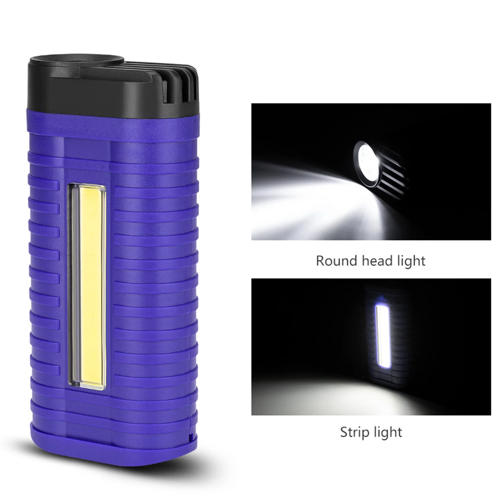 

Светодиодный + COB фонарик, 2 режима освещения, прожектор с USB, Встроенный перезаряжаемый аккумулятор, уличный фонарь для ночного велоспорта