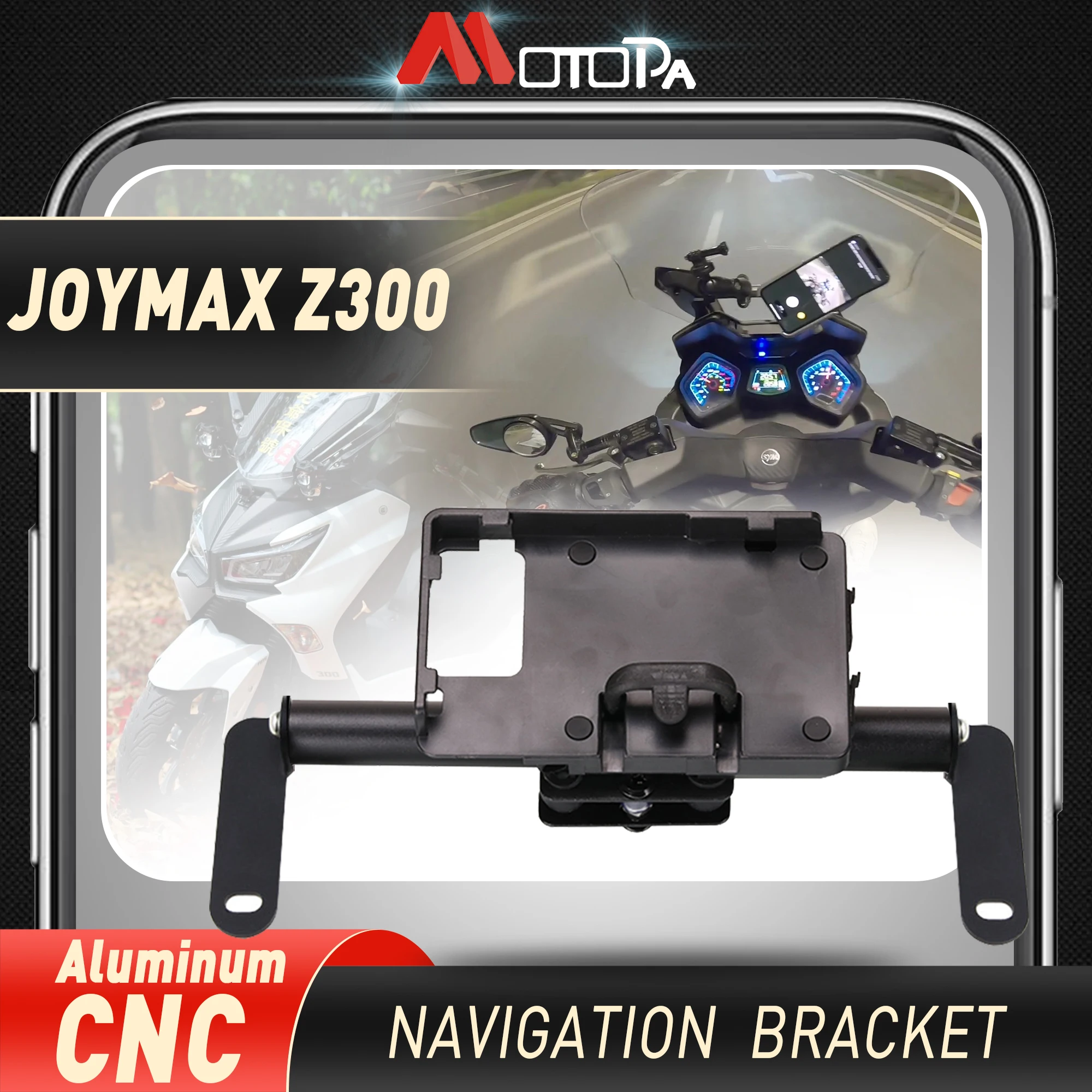 

Для SYM JOYMAX Z 300 для CRUISYM 300 кронштейн для навигации на лобовое стекло GPS Держатель смартфона для мотоцикла JOYMAX Z300