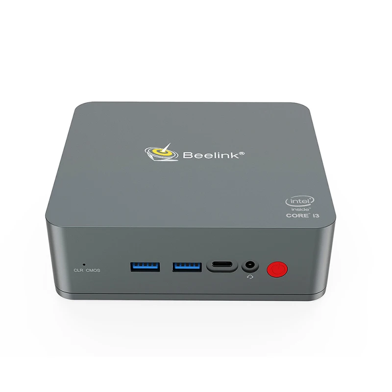 Beelink U55 Портативный прочный мини-ПК Win 10 Intel syteme Barebone WIFI Type C 128 ГБ 12 В для игр |