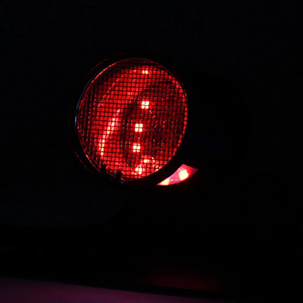 

Tail Light Motorcycle Light Universal Waterproof With Bracket Black Brake LED Lamps License Mesh Rear Tail Light