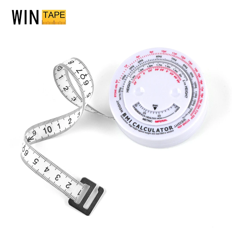 Wintape Multifunctional Bmi Tape Measure for Fitness and Weight Loss with Healthy Index Ruler to Waist Circumference Bust Hip