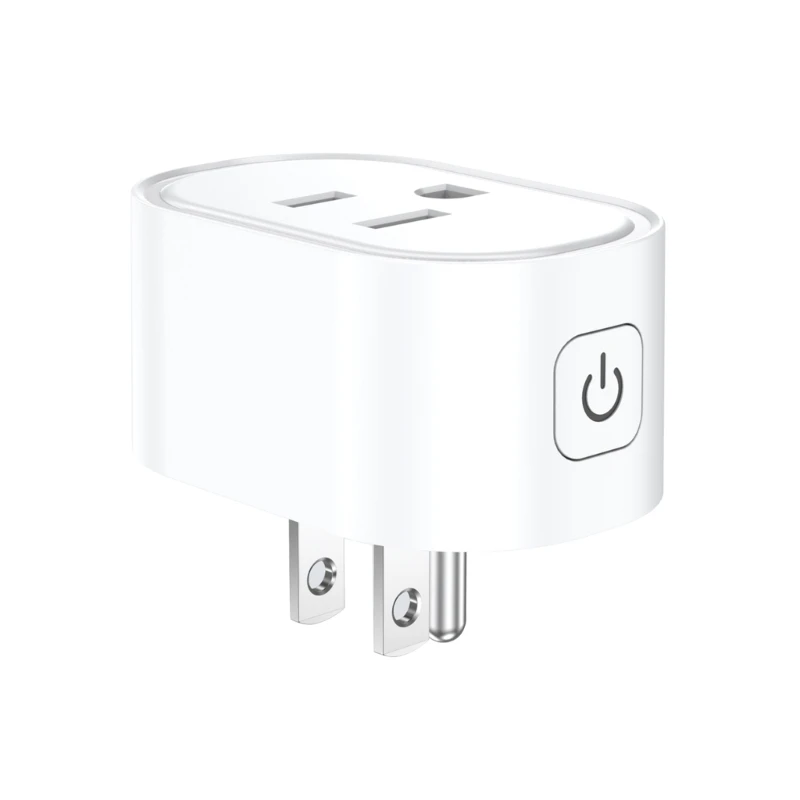 

Intelligent Socket Plug 16A WIFI Outlet US Standard Plug 3Pin Adapter Easy Use Drop ship
