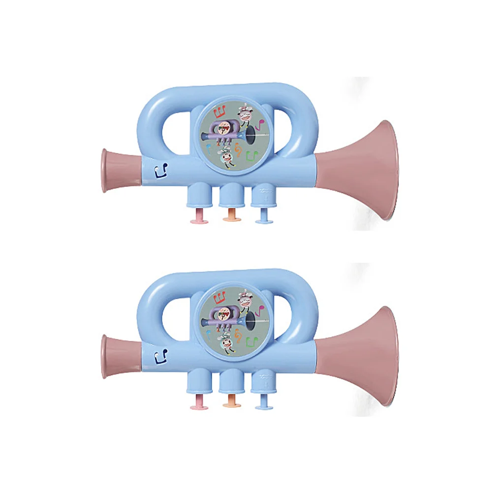 

2 Pcs Children Toys Children's Trumpet Kids Water Model Shooter Musical Instrument Abs Multifunctional Shape Beach Spray