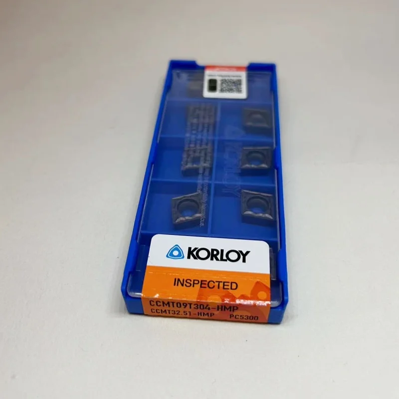

KORLOY CCMT09T304-HMP PC5300/CCMT09T308-HMP PC5300 Токарные лезвия с ЧПУ твердосплавные вставки Режущие инструменты 10 шт.