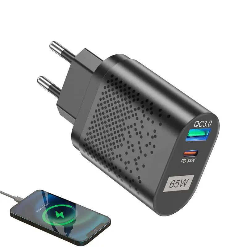 

Зарядное устройство сетевое с USB-портами, 65 Вт