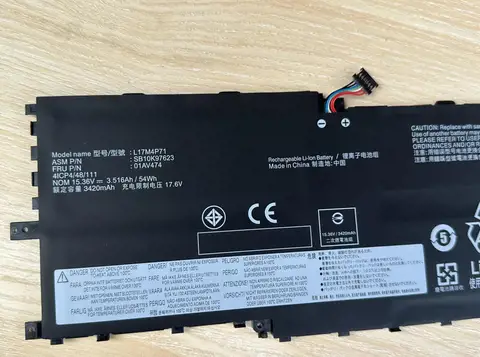 L17C4P71 L17M4P71 L17M4P73 01AV474 01AV475 01AV499 Аккумулятор для ноутбука Lenovo ThinkPad X1 Yoga 2018/3-го поколения