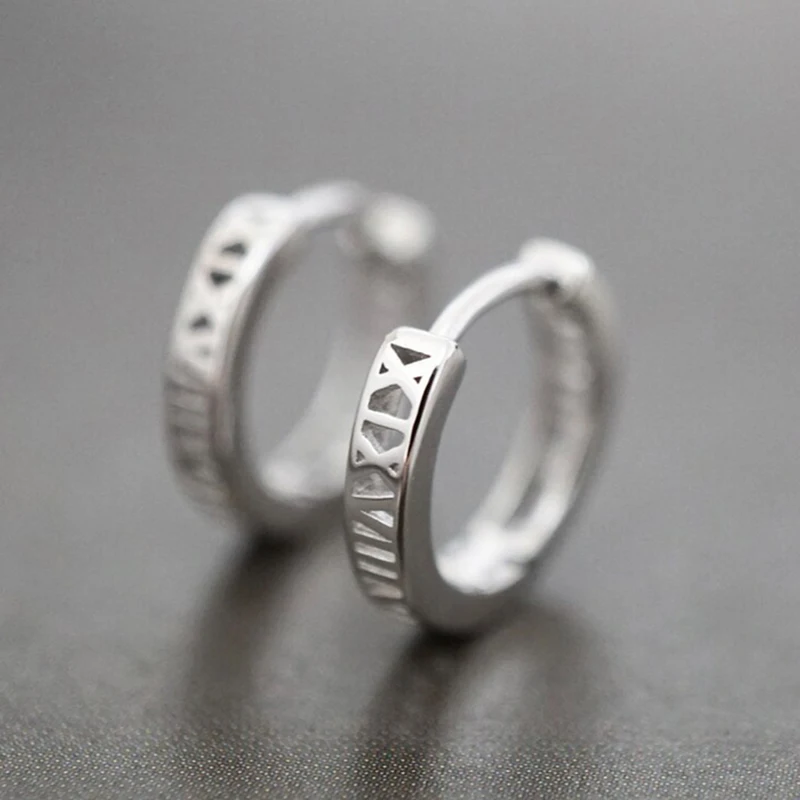 

Huitan Fancy Hollow Out Hoop Earrings Women Simple Metal Silver Color/Gold Color Fashion Versatile Teens Jewelry Drop Shipping