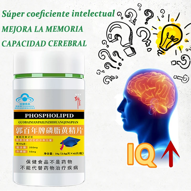 Premium Nootropic Brain Booster Supplement Enhance Focus Improve Memory Mental Enhancement Pills for Neuro Energy & IQ health
