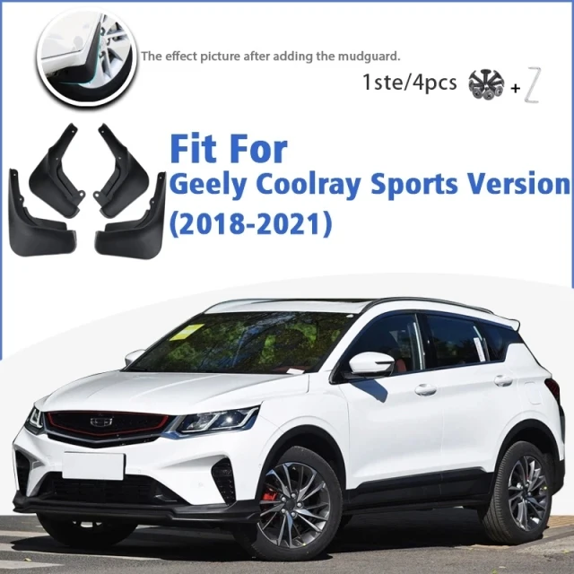 

4x для Geely Coolray SX11 X50 2018 2019 2020 2021 2022, грязе передние и задние брызговики, брызговики, автомобильные аксессуары