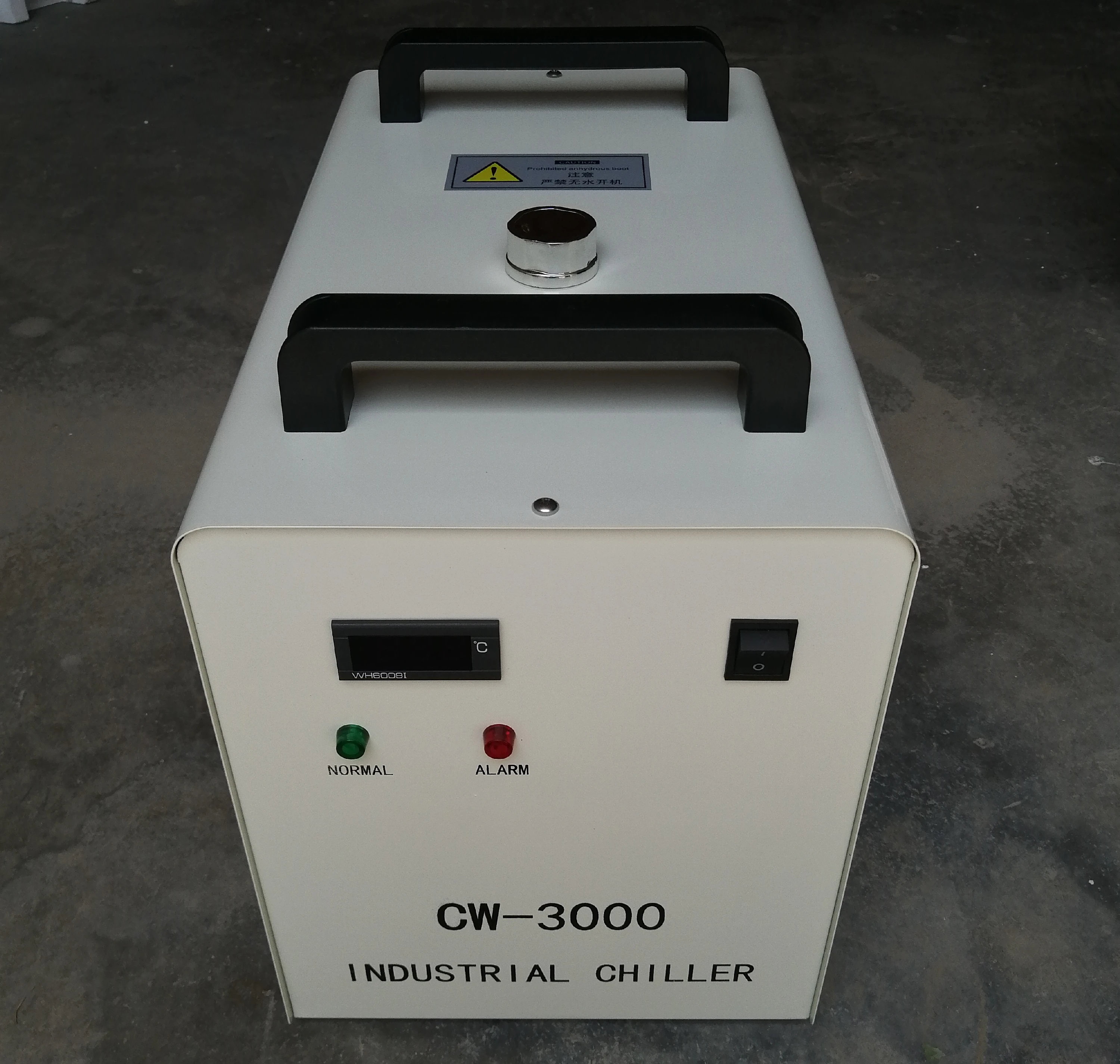 

CW3000 water chiller lower the temperature for co2 laser tube