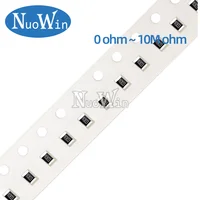 NUOWIIN Постоянные резисторы 0805 1% 0R-10M 0.125W 100шт