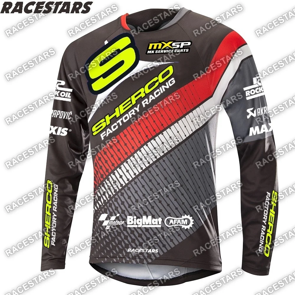 

Motocross Moto Downhill Offroad Mountain Motorcycles Racing Enduro Dirt Bike MTB MX Cycling Jersey Spexcel Maillot Hombre DH ATV
