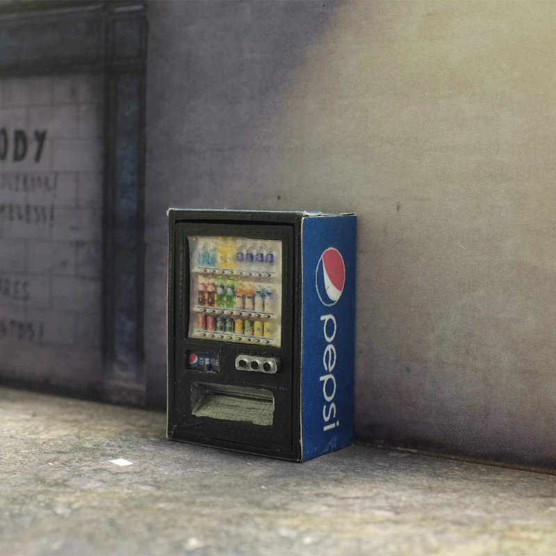 

1/64 торговый автомат, модель микро-ландшафта, реквизит, модель автомобиля, расположение сцены, украшение, фигурка из смолы