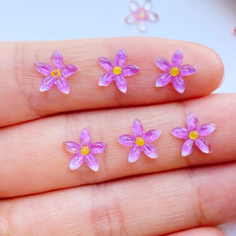 

Мини фигурки цветов из канифоли TSXJY