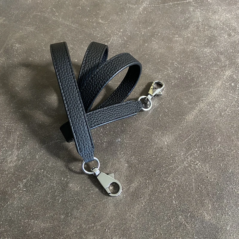 1.5cm Wide Kelly Bag Shoulder Strap Bag Strap Vegetable Tanned Cowhide Togo Lychee Pattern Diagonal Shoulder Bag Strap