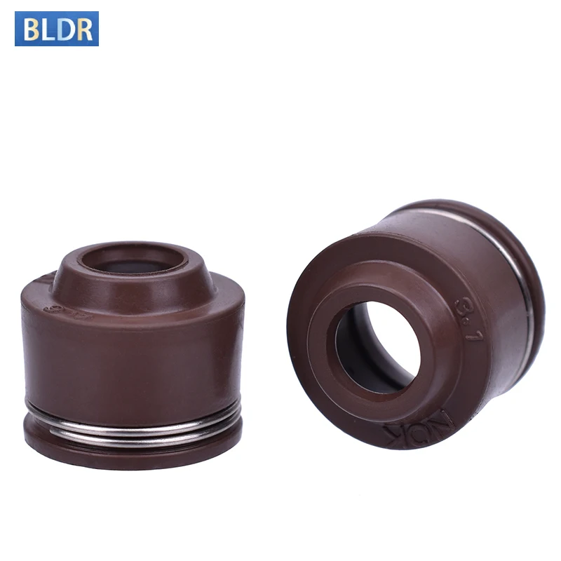 

4.5mm Motorcycle Engine Cylinder Head Intake Exhaust Valve Stem Oil Seal For Honda VFR400 VFR30 NC30 FZ VFR 400 For Yamaha FZ400