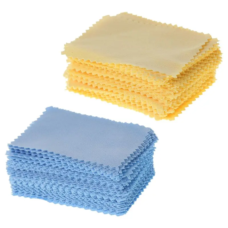 

100 Pcs/Pack Glasses Cloth Lens Cleaner Dust Remover Portable Wipes Non-woven Fa