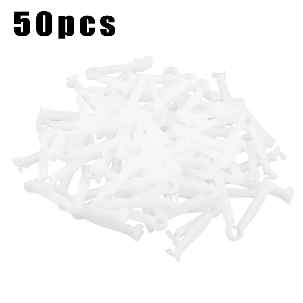 

50pcs Umbilical clamp Clip Cord Disposable Equipment For Animals Lamb Goat Puppy Plastic Tool Durable Practical