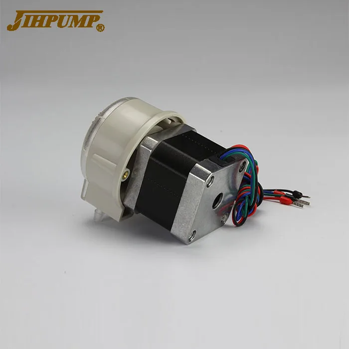 Фото Перистальтический насос JIHPUMP с низким уровнем шума, шаговый двигатель, 12В/24В, настраиваемый, низкого давления, роторный, для струйных принтеров №4