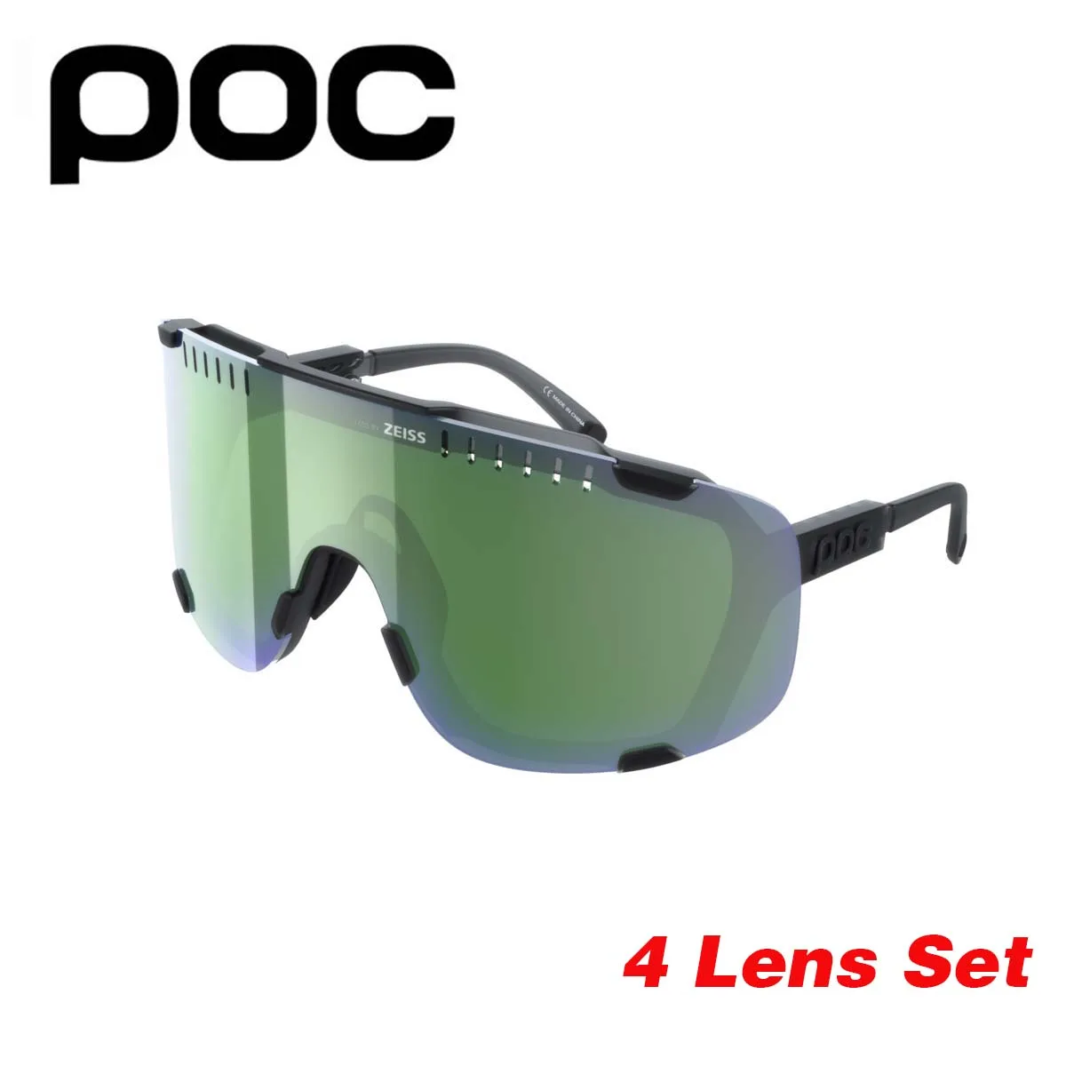 

POC DEVOUR MTB Cycling Eyewear Men Women Bicycle Sun Glasses Polarized Sport Sunglasses Mountain Road Bike Goggles with 4 Lens