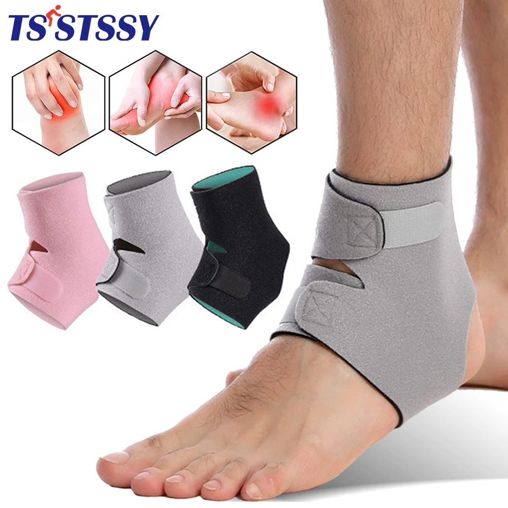 

1/2Pcs Professional Ankle Brace Adjustable Pain Relief Stabilizer Sports Compression Ankle Support Fitness Foot Protective Gym