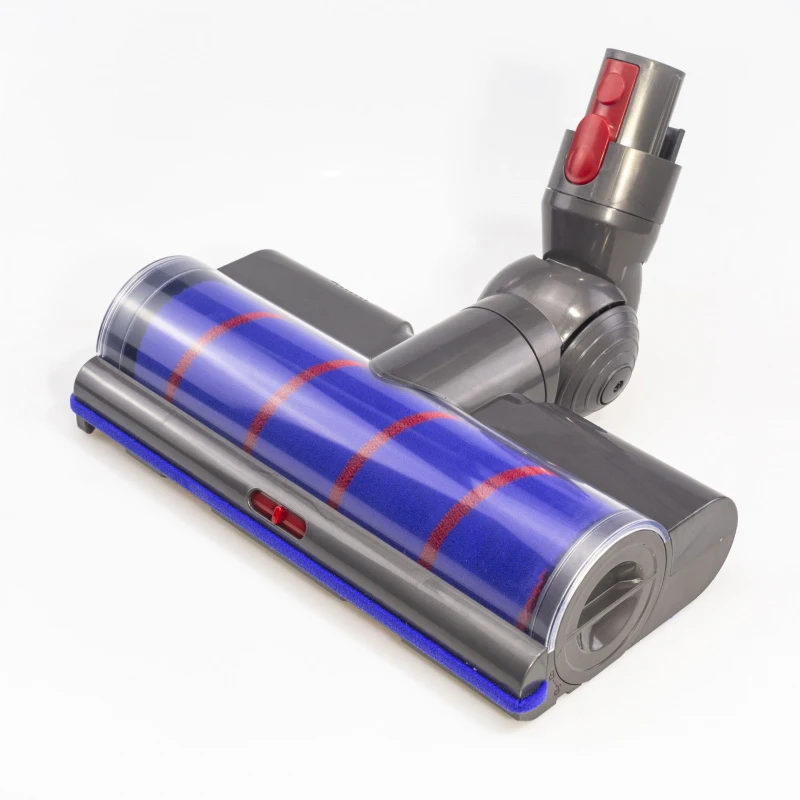 Фото Совместимая мягкая пушистая роликовая щетка для насадки Dyson V7 V8 V10 V11 V15 с электроприводом для чистки пола, запасные части №1