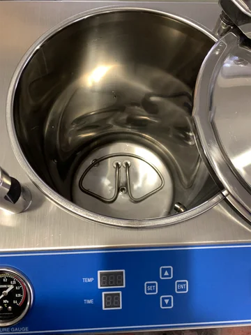 WEIAI Вертикальный паровой автоклав 28 л из нержавеющей стали