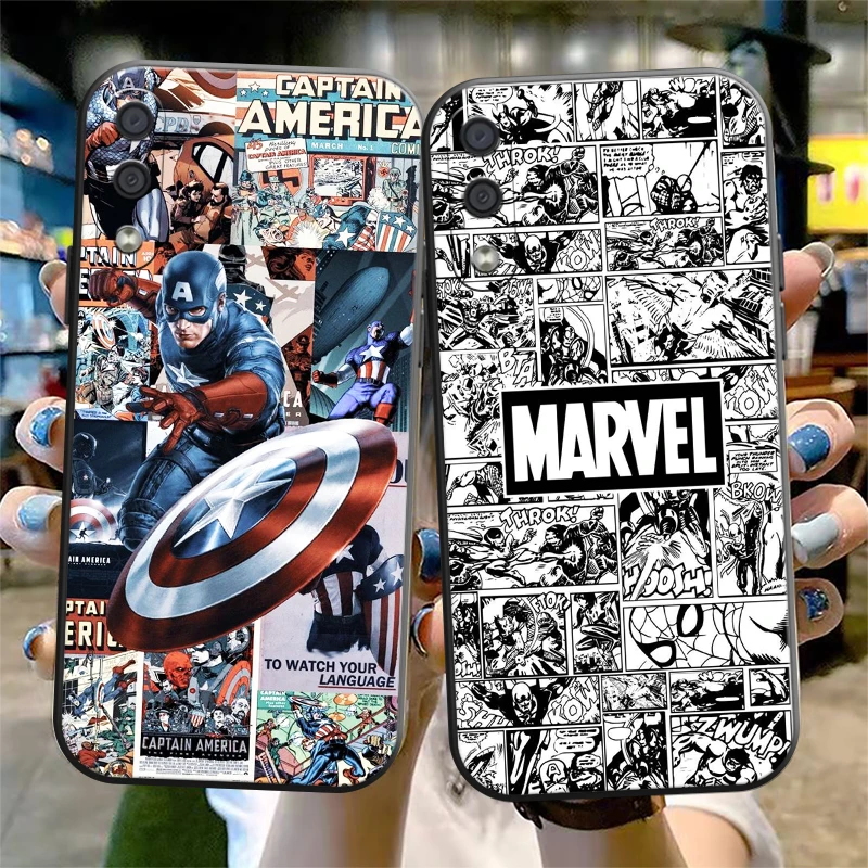 

Marvel Comics Logo Phone Case For Samsung Galaxy S20 S20FE S20 Ulitra S21 S21FE S21 Plus S21 Ultra Carcasa Funda Back Coque