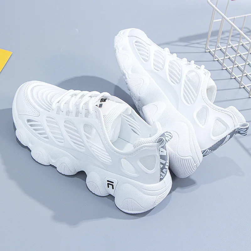 Women's shoes 2022 summer new ins tide all-match student net red casual shoes women's thick bottom running sneakers