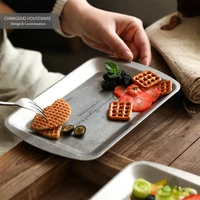 retro stainless steel gray square plate polishing process metal plate decorative ornaments food photography prop %d0%b2%d0%b8%d0%bd%d1%82%d0%b0%d0%b6%d0%bd%d1%8b%d0%b9 %d0%bf%d0%be%d0%b4%d0%bd%d0%be