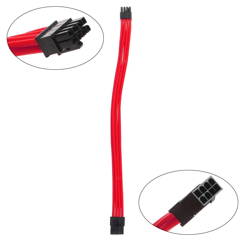 

Пользовательский удлинитель для блока питания 18AWG ATX 24-PIN 8-PIN 6-PIN для графического процессора