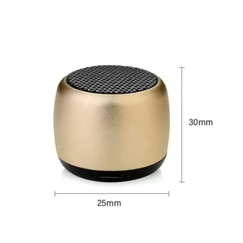 Металлическая мини-колонка Bluetooth с объемным стереозвуком, портативная USB-колонка, многофункциональный портативный дизайн, беспроводная колонка для домашнего аудио (art.: 3920dbf9ce8ec) - 3920dbf9ce8ec