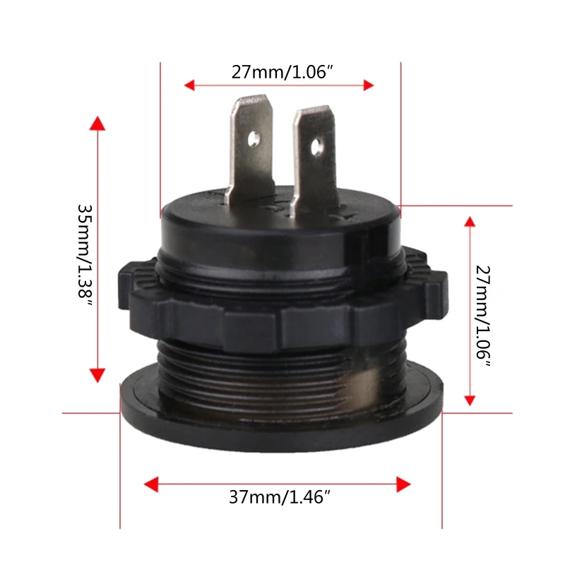 СВЕТОДИОДНЫЙ цифровой дисплей вольтметр измеритель напряжения для автомобиля и