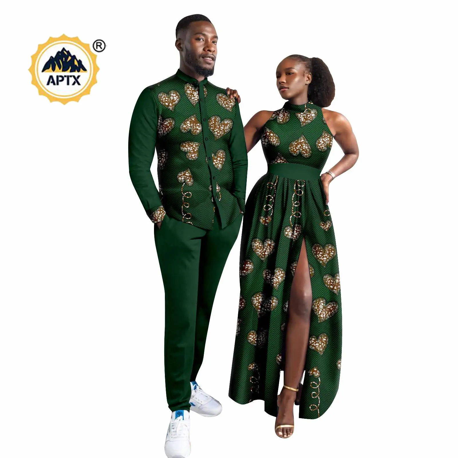 Дашики Африканский сексуальный принт длинные платья с разрезом подходящая