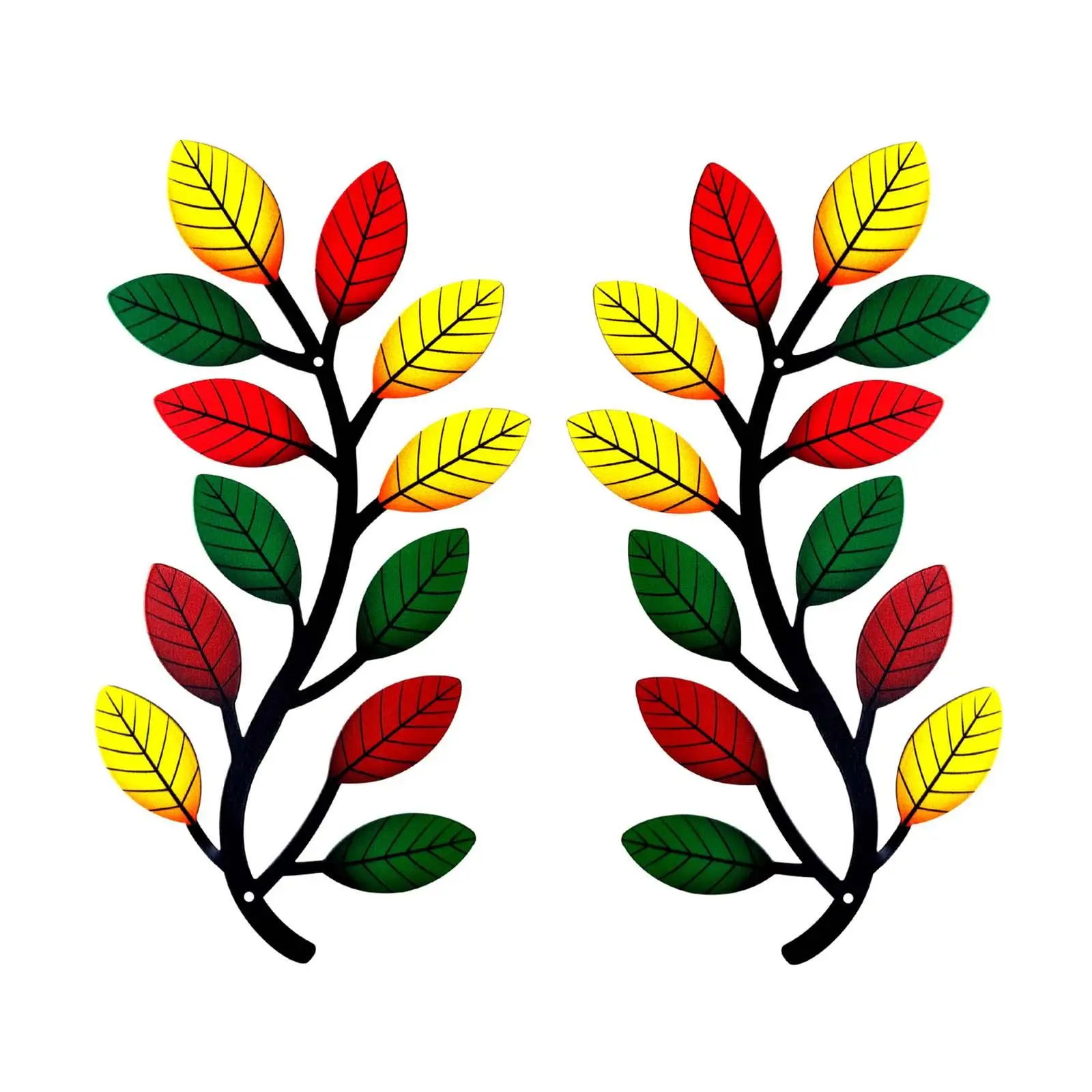 

Metal Tree Branch Wall Art Decor Ornament Garden Statue for Bedroom Porch