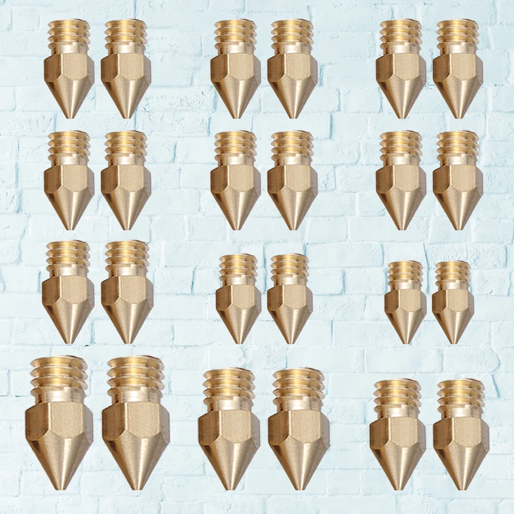 

24 шт., латунные насадки для экструдера