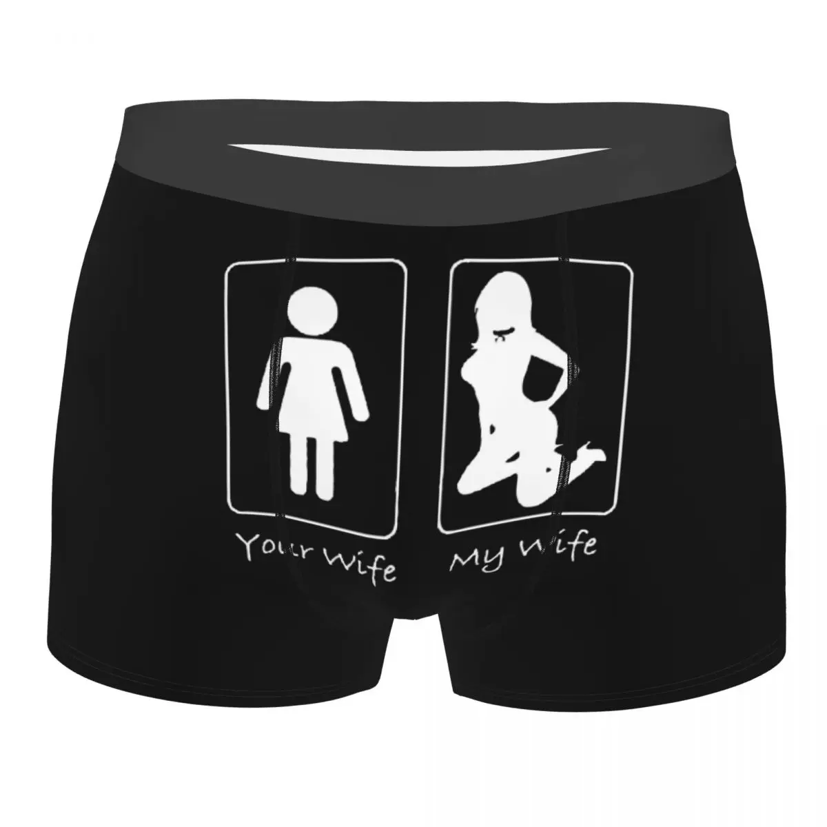 Мужские трусы-боксеры короткие трусики-шорты нижнее белье для вашей жены моя