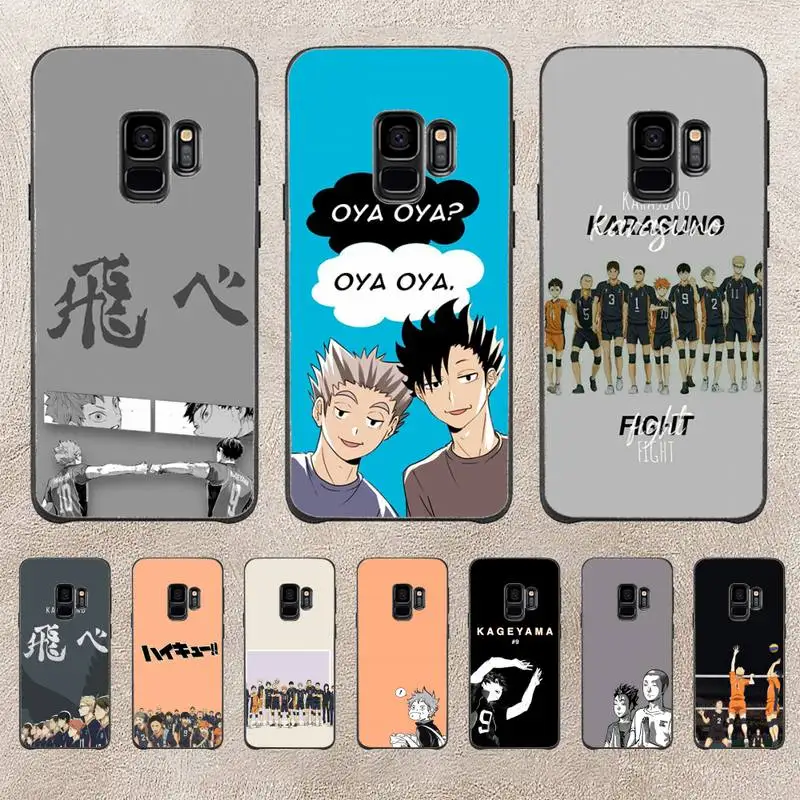 

Oya Oya Oya Haikyuu Love Volleyball Phone Case For Samsung Galaxy Plus S9 S20Plus S20ULTRA S10lite S225G S10 Note20ultra Case