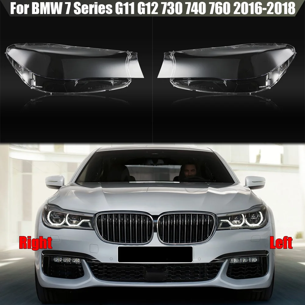 

Стеклянный абажур для автомобильных фар, крышка для фар BMW 7 серии G11 G12 730 740 760 2016 2017 2018, автомобильные аксессуары