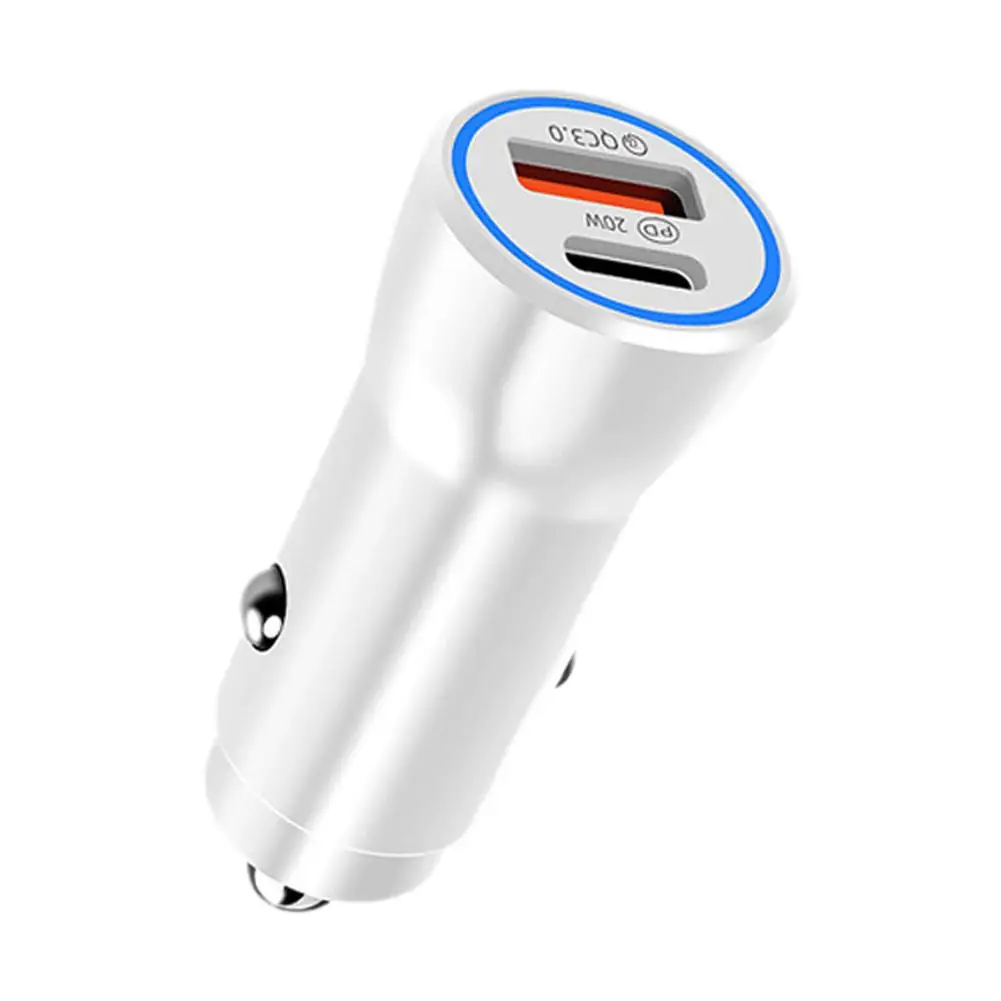 38 Вт USB Автомобильное зарядное устройство типа C Адаптер для быстрой зарядки