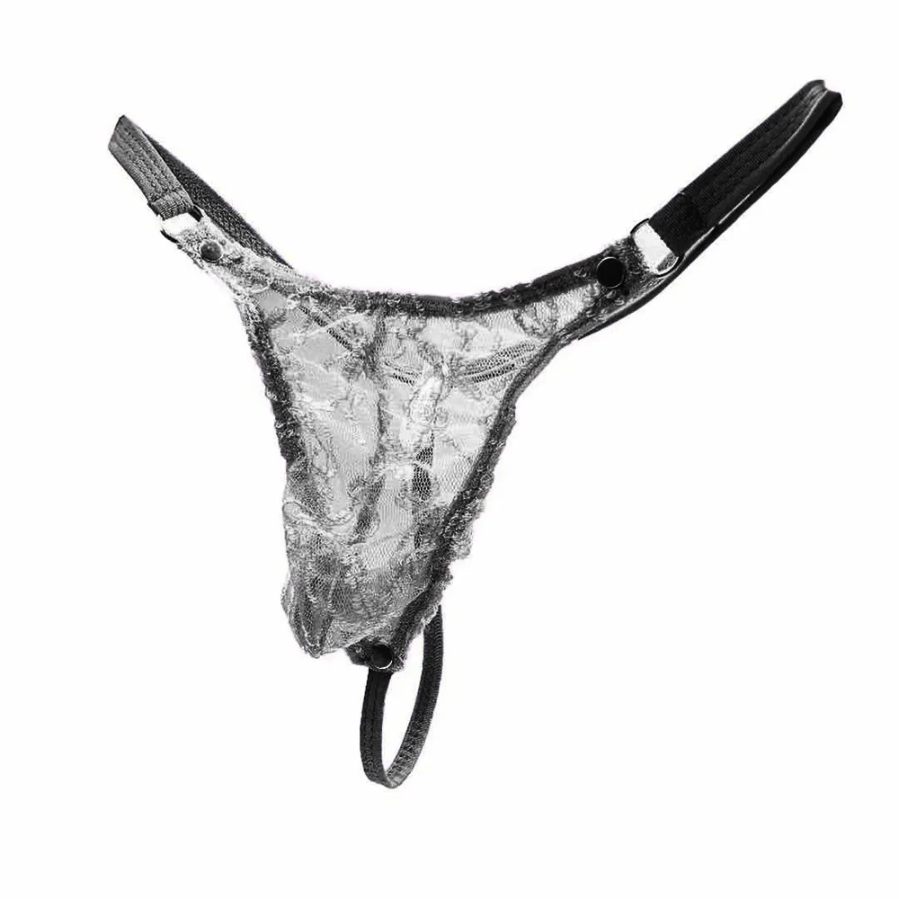 

Men Sissy Thong Bulge Pouch Panties Mesh Lingerie Adult G-String Sheer Breathable Briefs Comfortable T-pants Fashionable Shorts