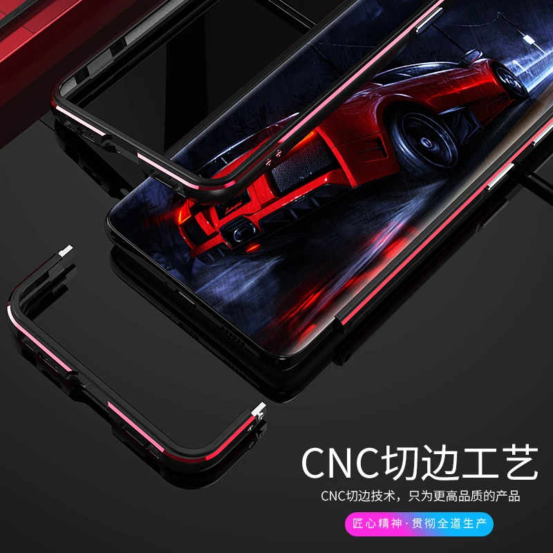 Luxury Bumper Case For Samsung Galaxy S21 Ultra Aluminum Metal Frame for Galaxy S21 Ultra 5G Camera lens protective film Case