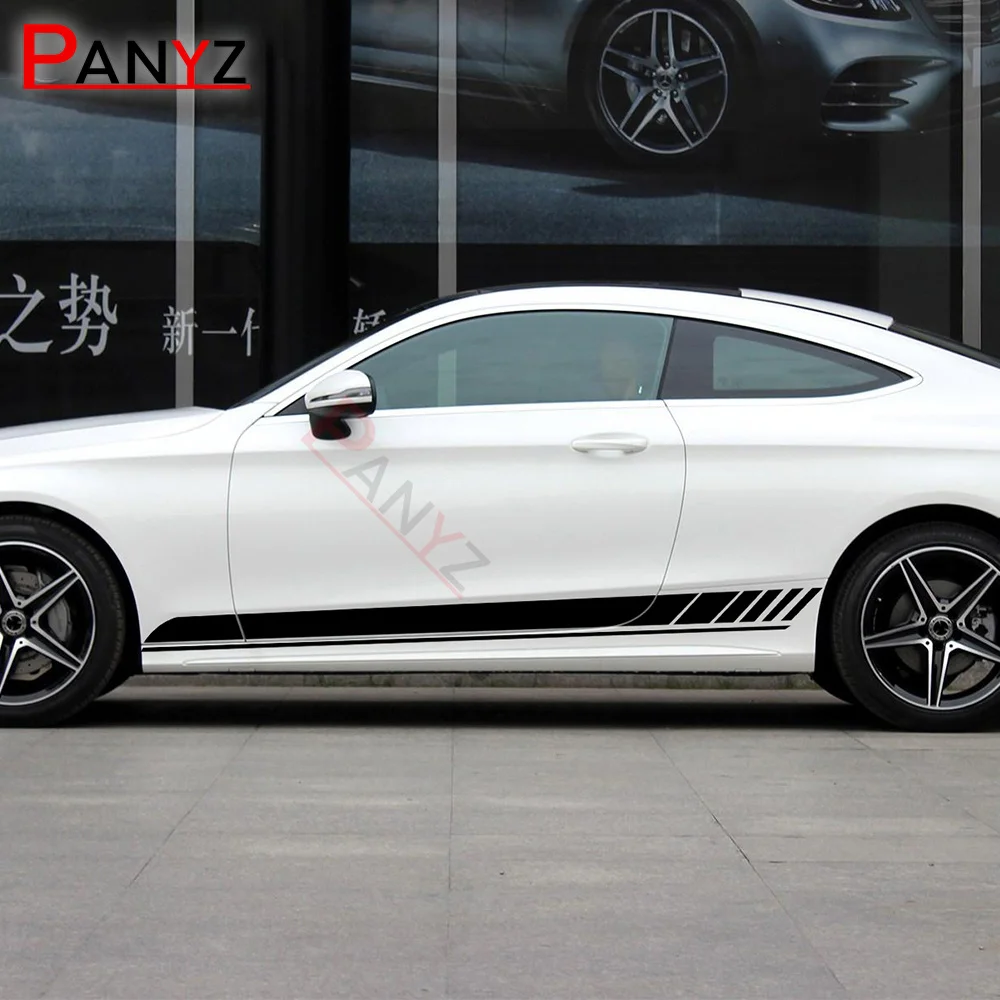 Боковые полосы капота на крышу задняя наклейка для Mercedes Benz C Class W205 C63 AMG стильная